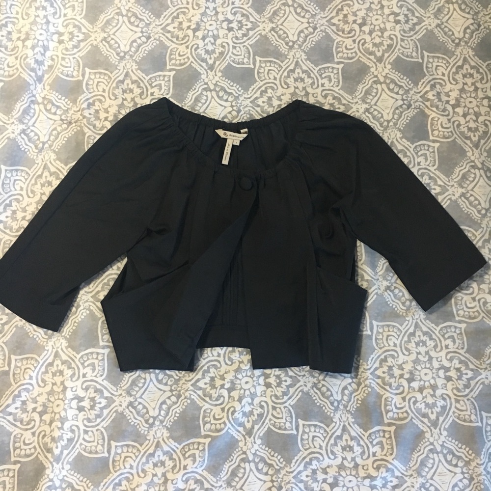 Black satin-like jacket